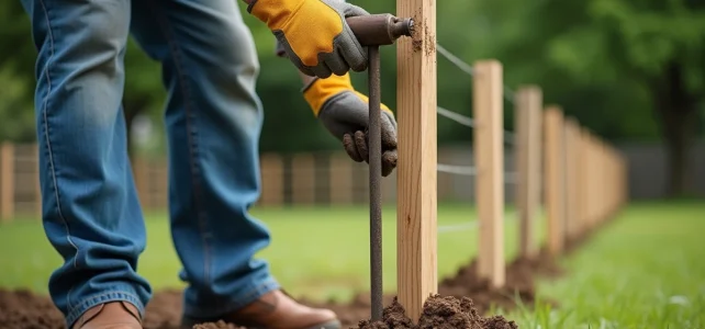 Comment poser des poteaux de clôture sans béton : méthodes simples et efficaces